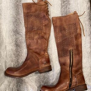 Bed Stu Cambridge knee high leather boots